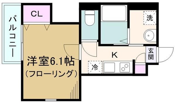 ヒルクレスト中井の物件間取画像